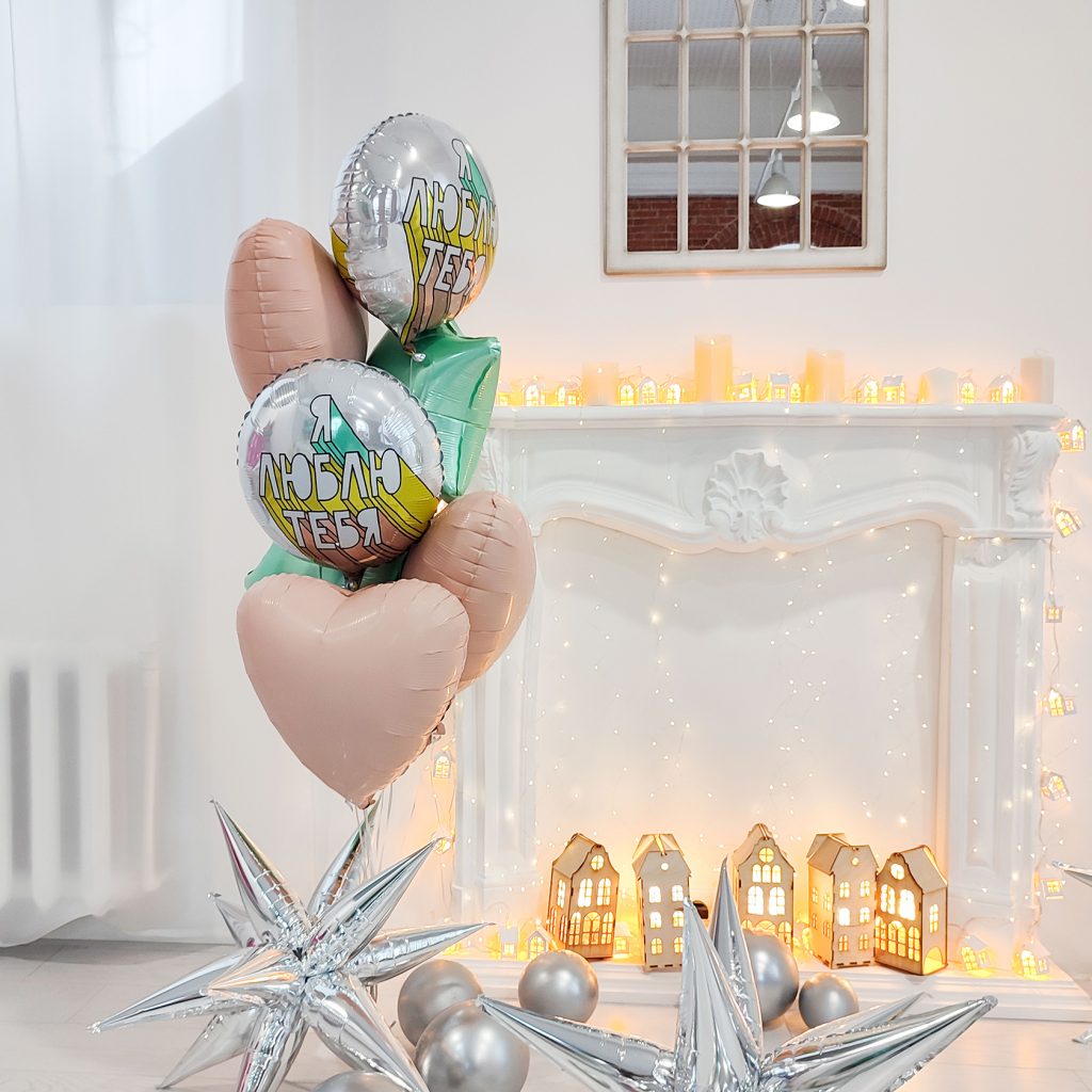 Шар Сердце 19″ / Мистик румяна