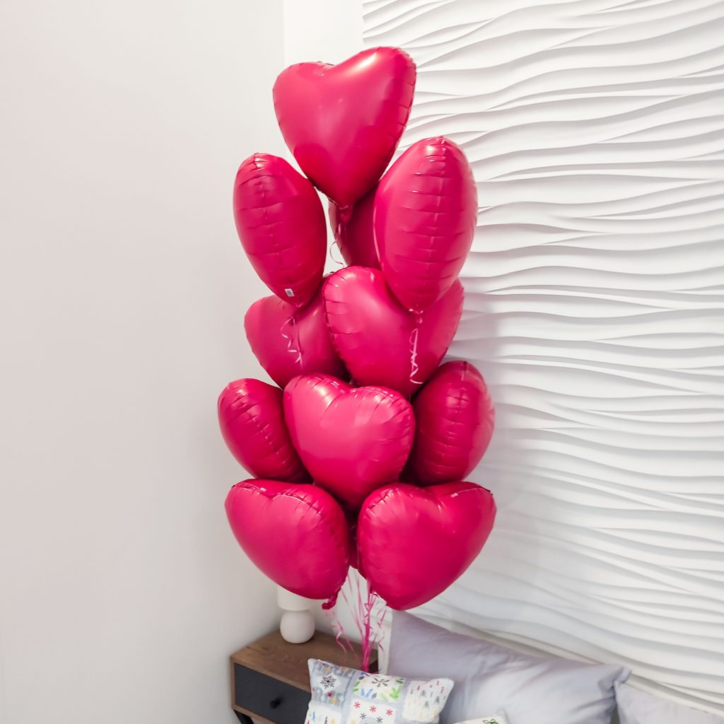 Шар Сердце 19″ / Мистик Viva Magenta