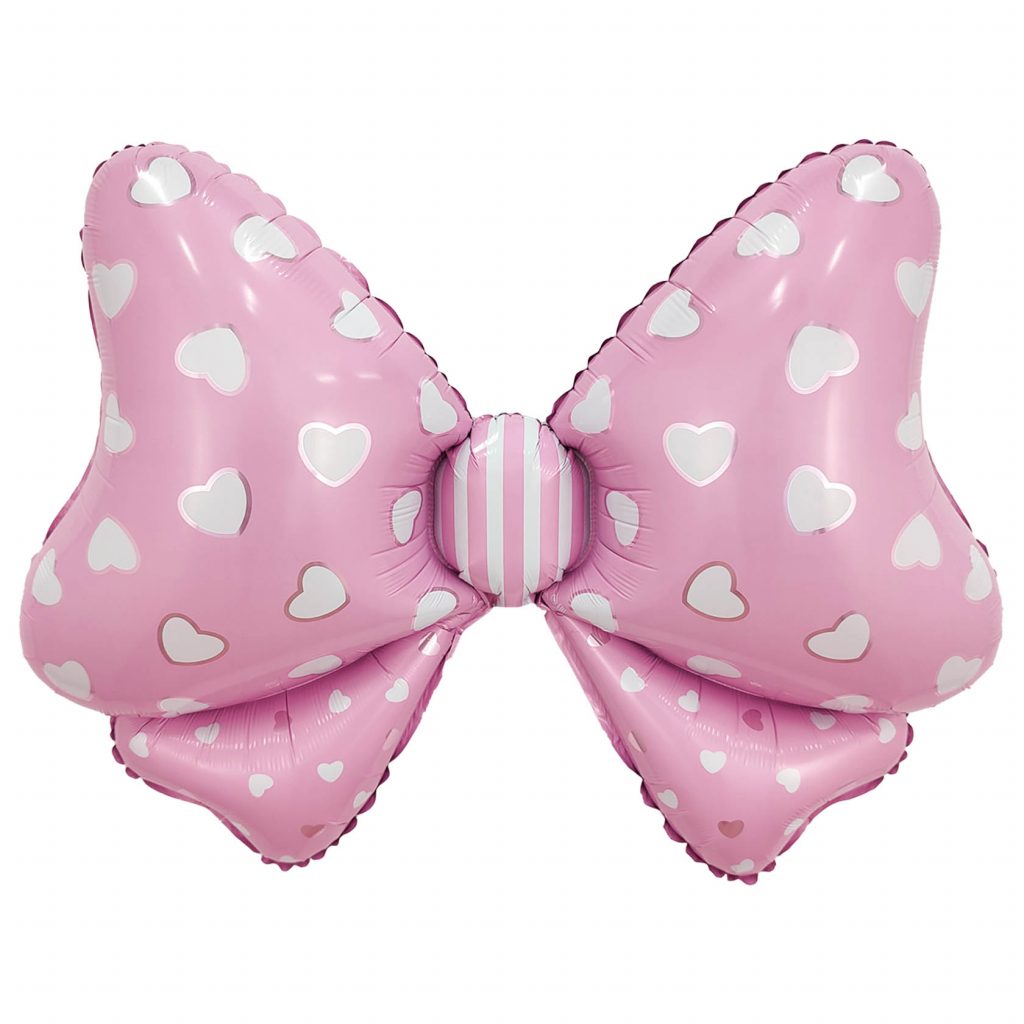 Шар Фигура Бант 91/66 см / Фламинго / инд.упаковка