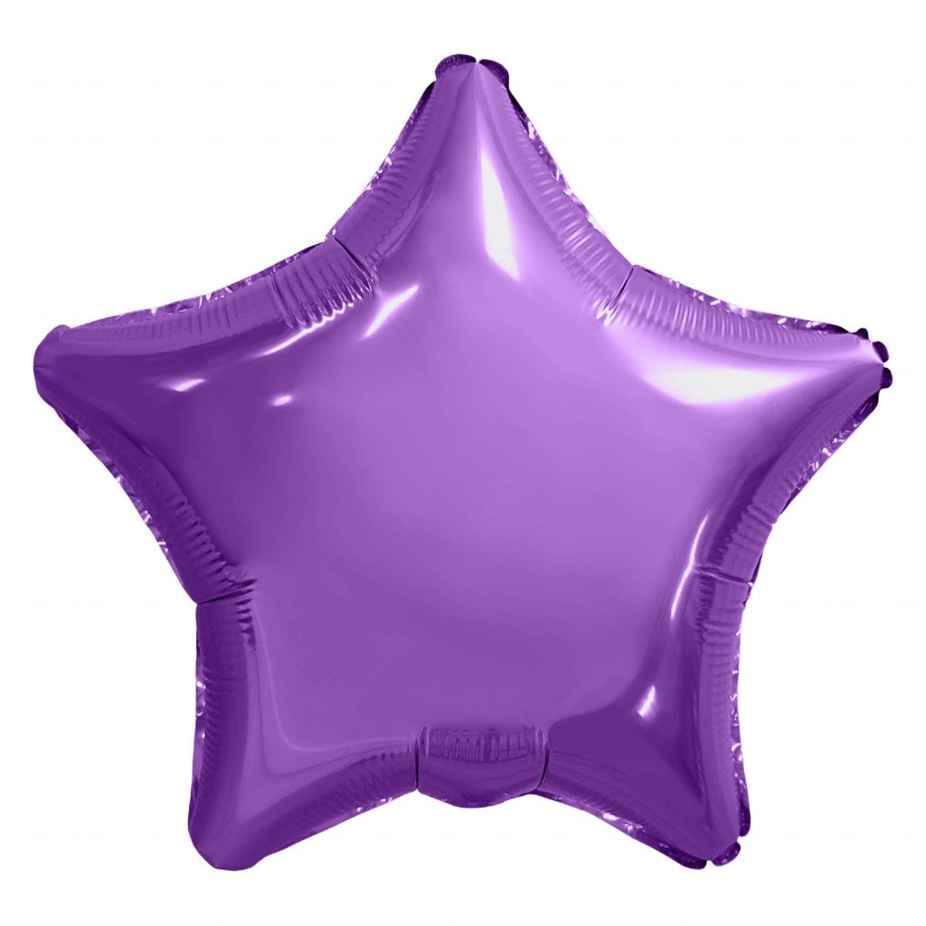 Шар Звезда 19′ / Пурпурный