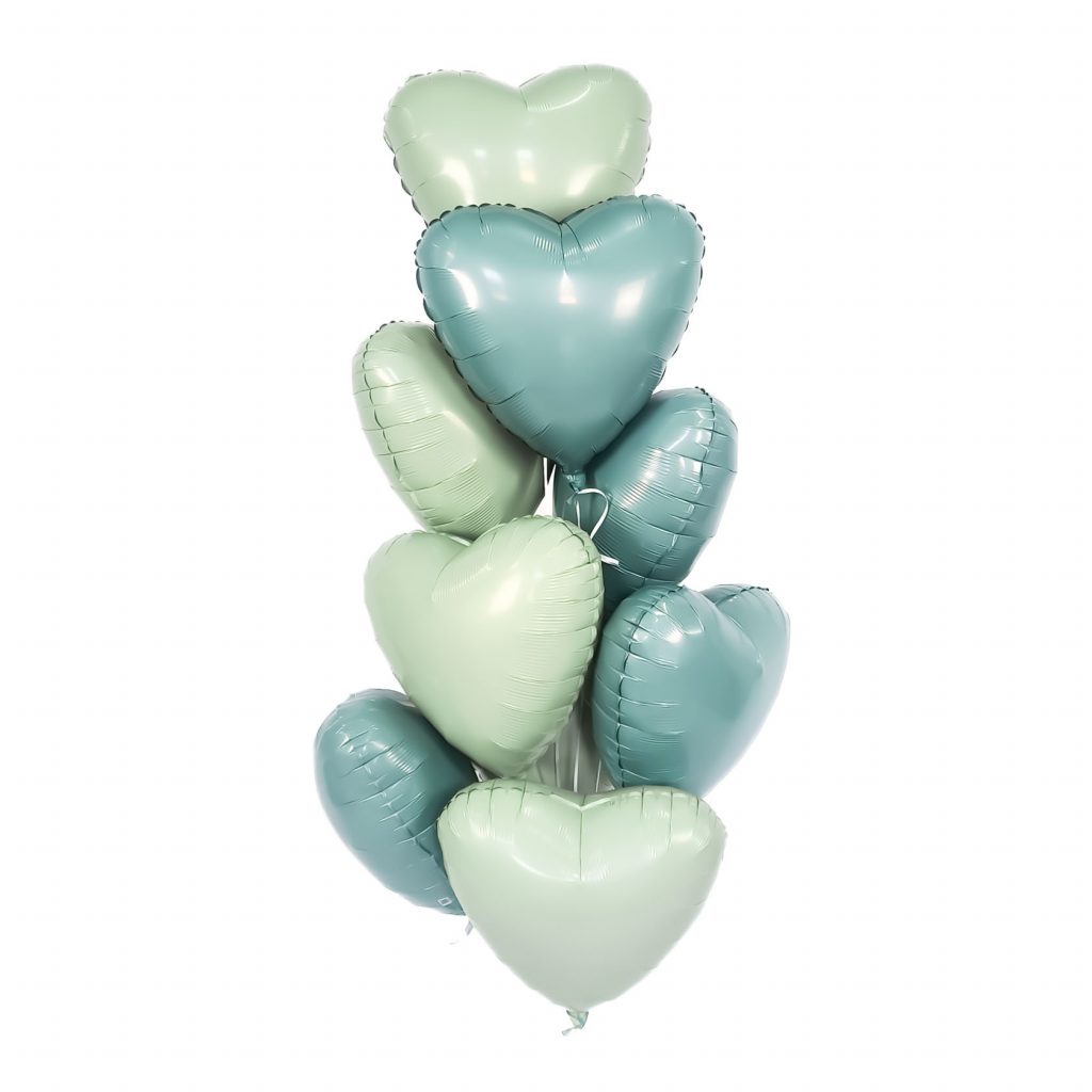 Шар Сердце 19″ / Олива