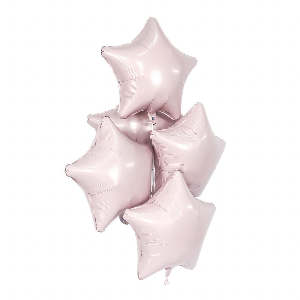 Шар Звезда 19″ / Пыльная роза