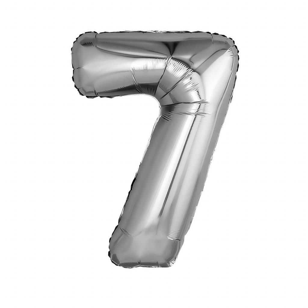 Шар Цифра 7 32′ / инд.упаковка