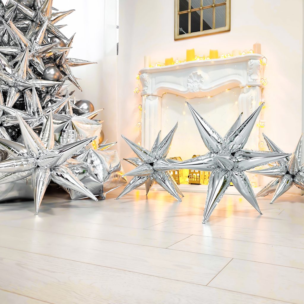 Шар 3D Составная звезда 26″/66 см / инд.упаковка