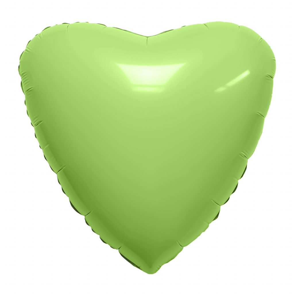 Шар Сердце 19″ / Мистик фисташка