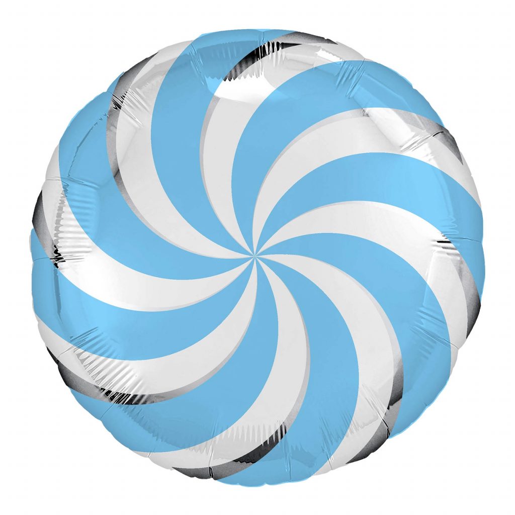 Шар Круг 18′ / Леденец голубой