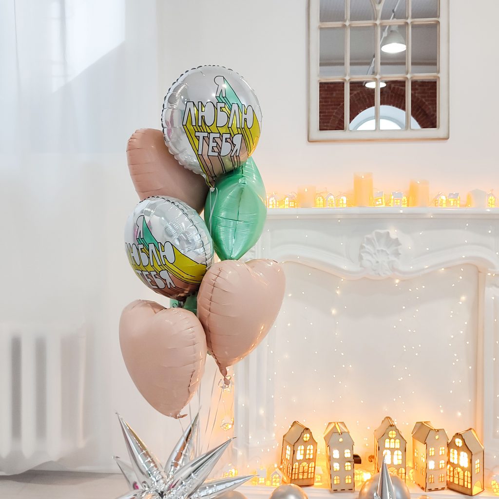 Шар Сердце 19″ / Мистик румяна