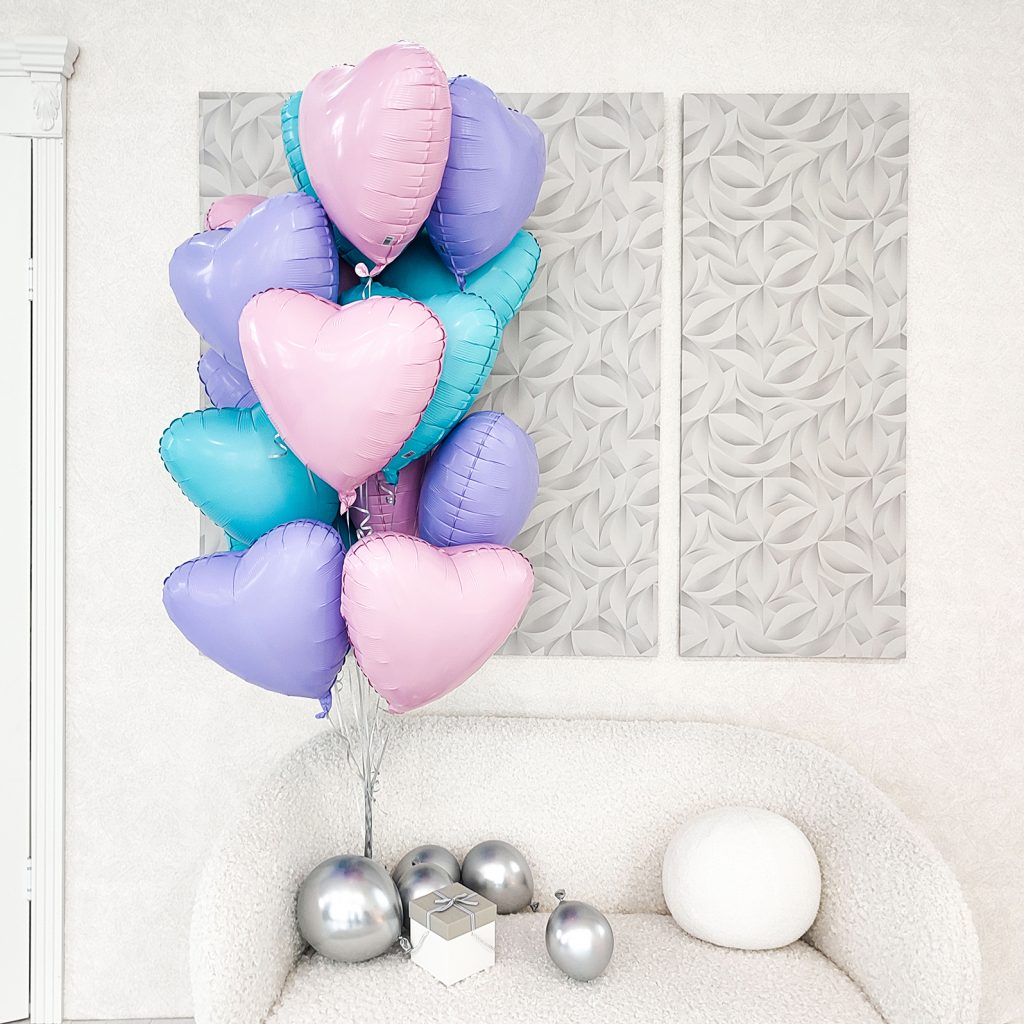 Шар Сердце 19′ / Мистик лаванда