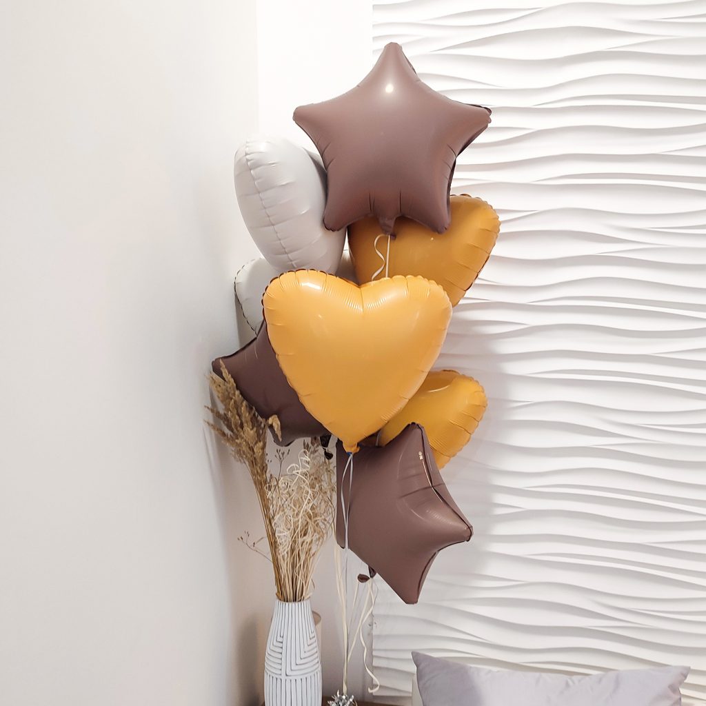 Шар Сердце 19″ / Мистик абрикос