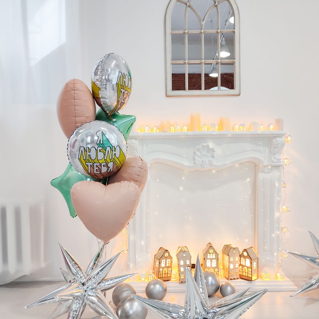 Шар Сердце 19″ / Мистик румяна