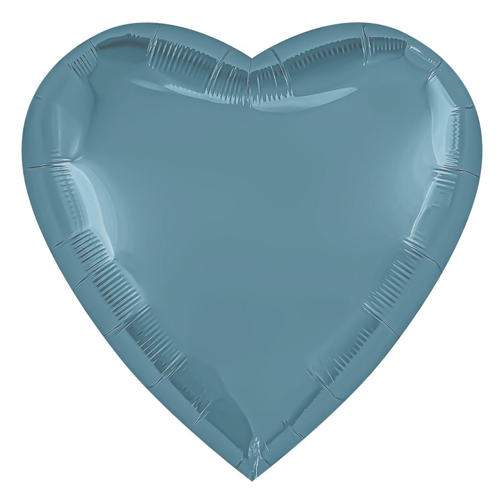 Шар Сердце 36» / Утренний Туман Бохо / инд.упаковка