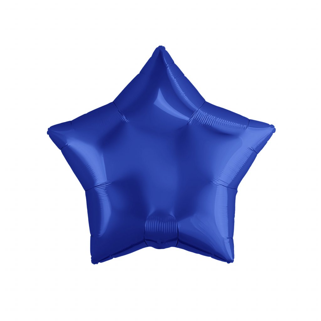 Шар надувной Мини звезда 5″ / 13 см, Полуночно-синий без клапана
