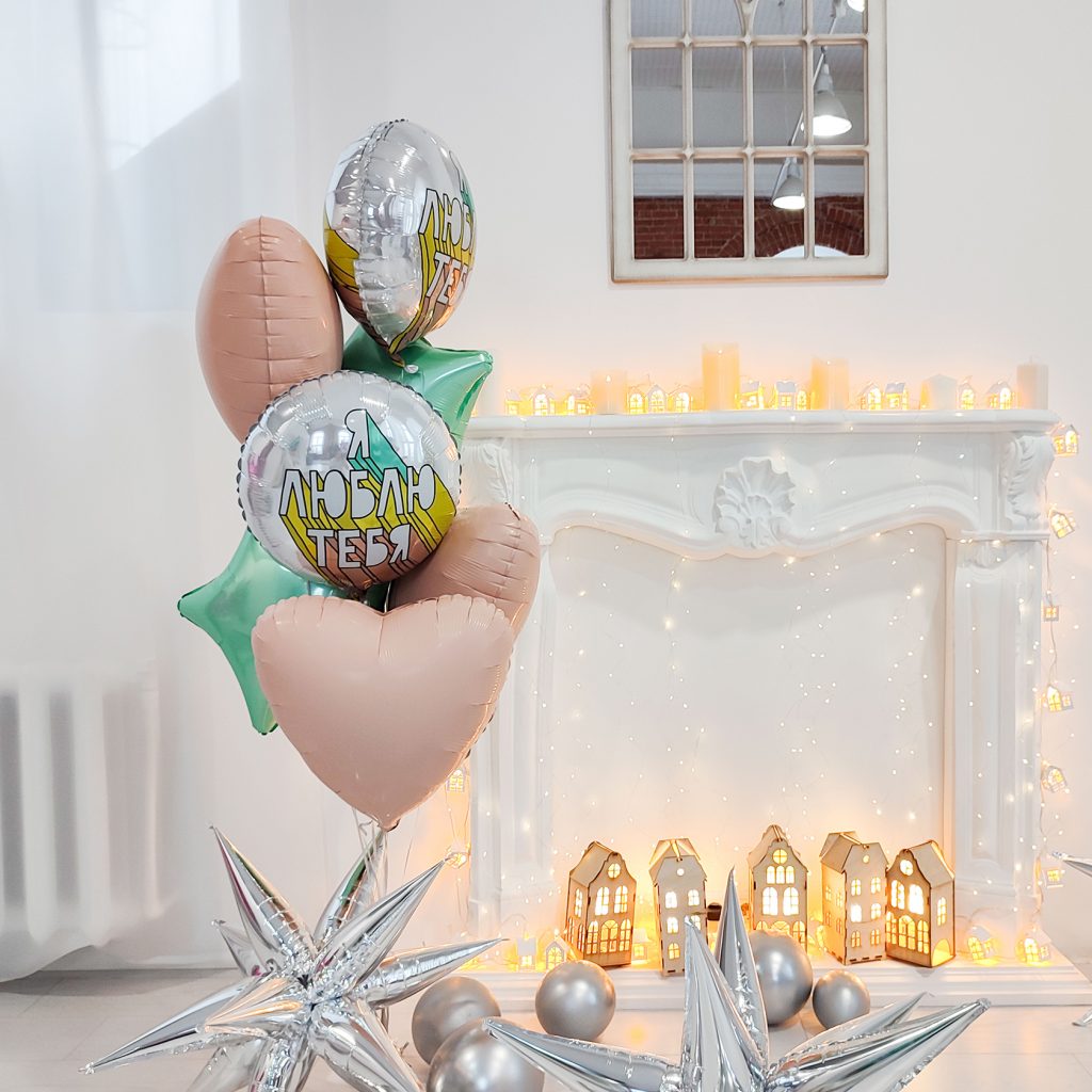 Шар Сердце 19″ / Мистик румяна