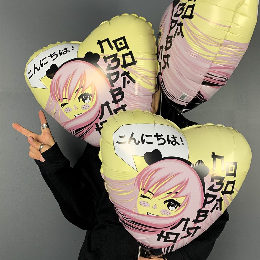 Шар Сердце 19″ / Аниме