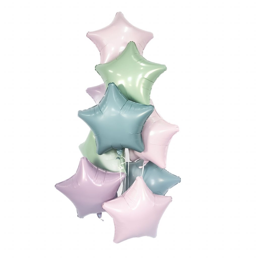 Шар Звезда 19″ / Пыльная роза