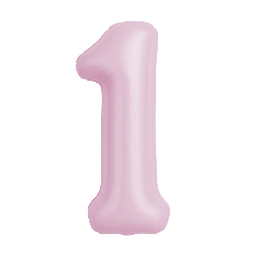 Шар надувной Цифра 1 40″ Slim