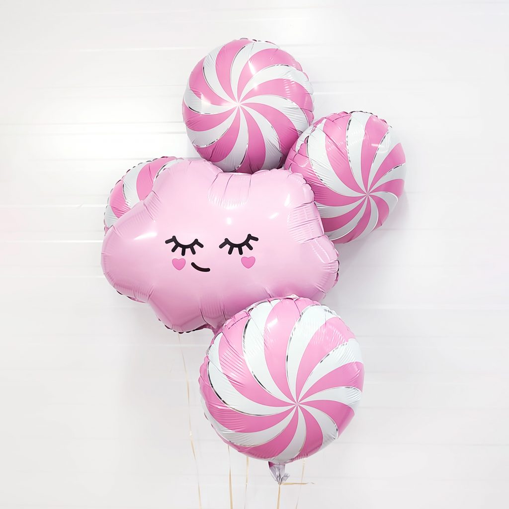 Шар Круг 18′ / Леденец розовый