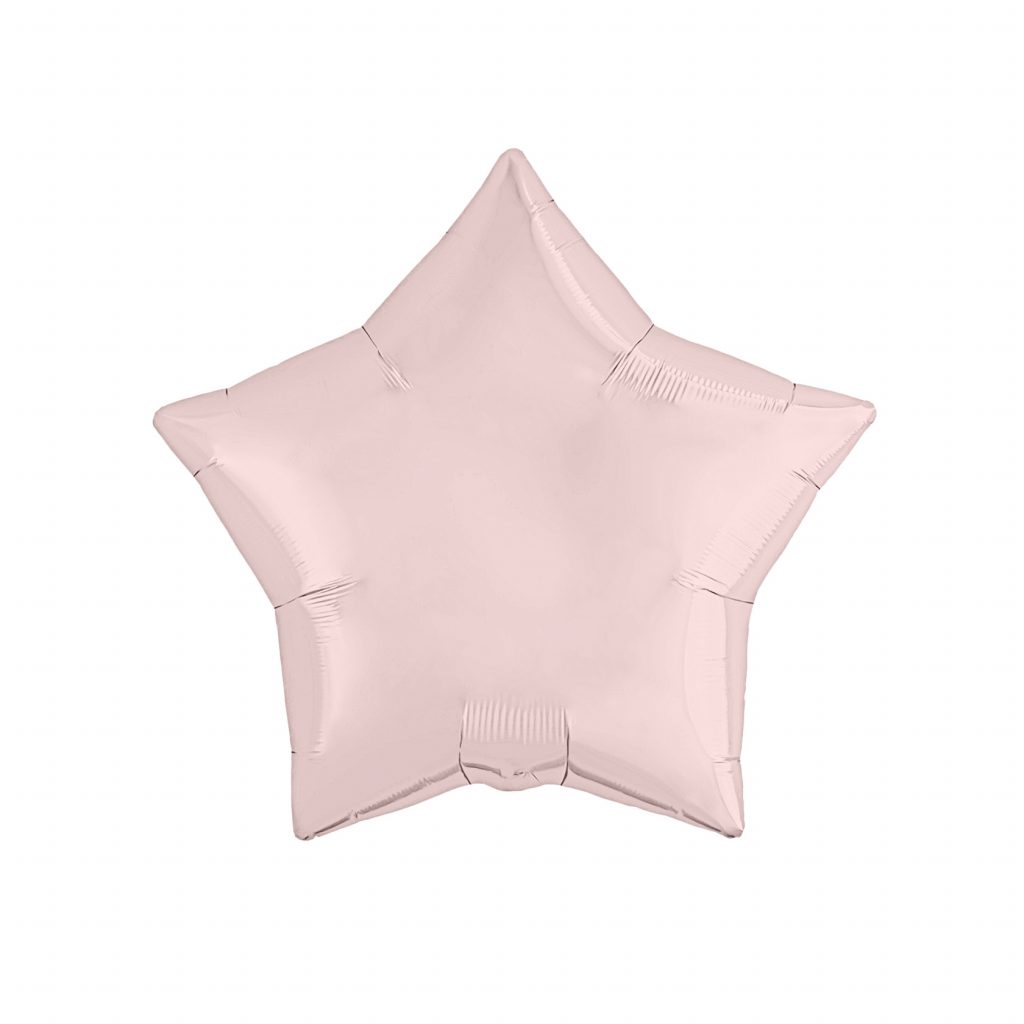 Шар надувной Мини звезда 5″ / 13 см, Пыльная роза без клапана