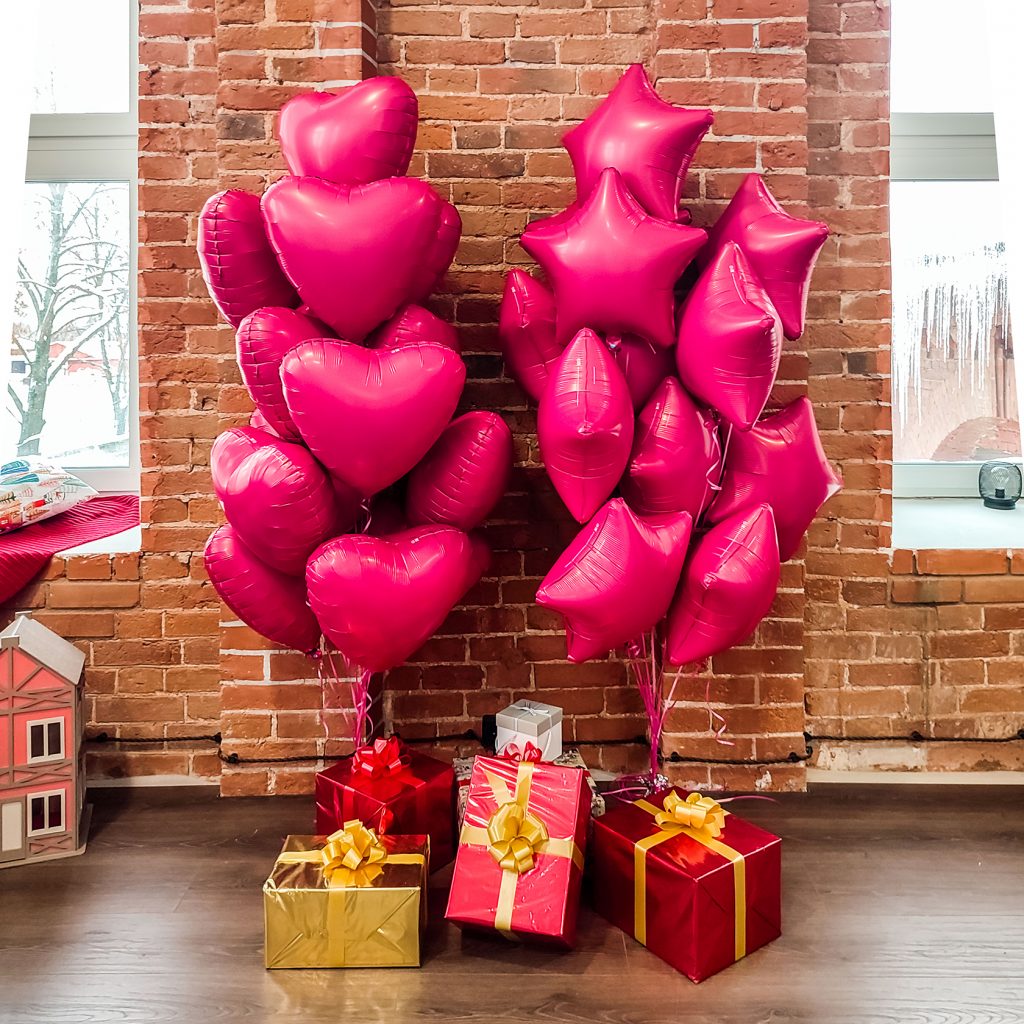 Шар Звезда 19″ / Мистик Viva Magenta