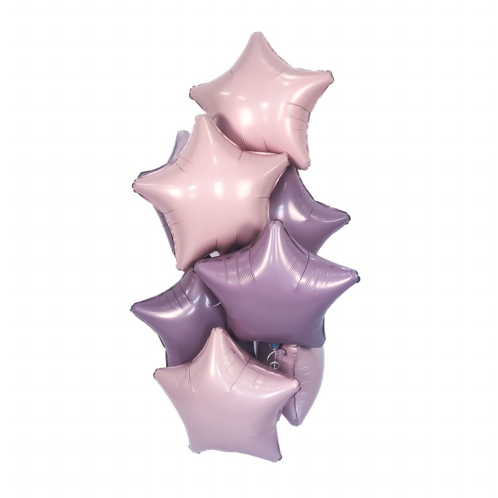 Шар Звезда 19″ / Пыльная роза