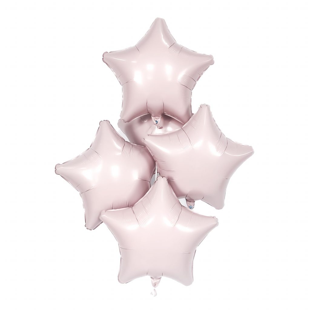 Шар Звезда 19″ / Пыльная роза