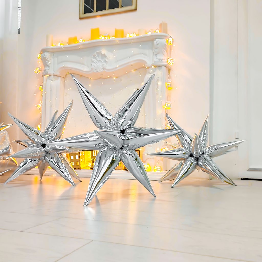 Шар 3D Составная звезда 26″/66 см / инд.упаковка