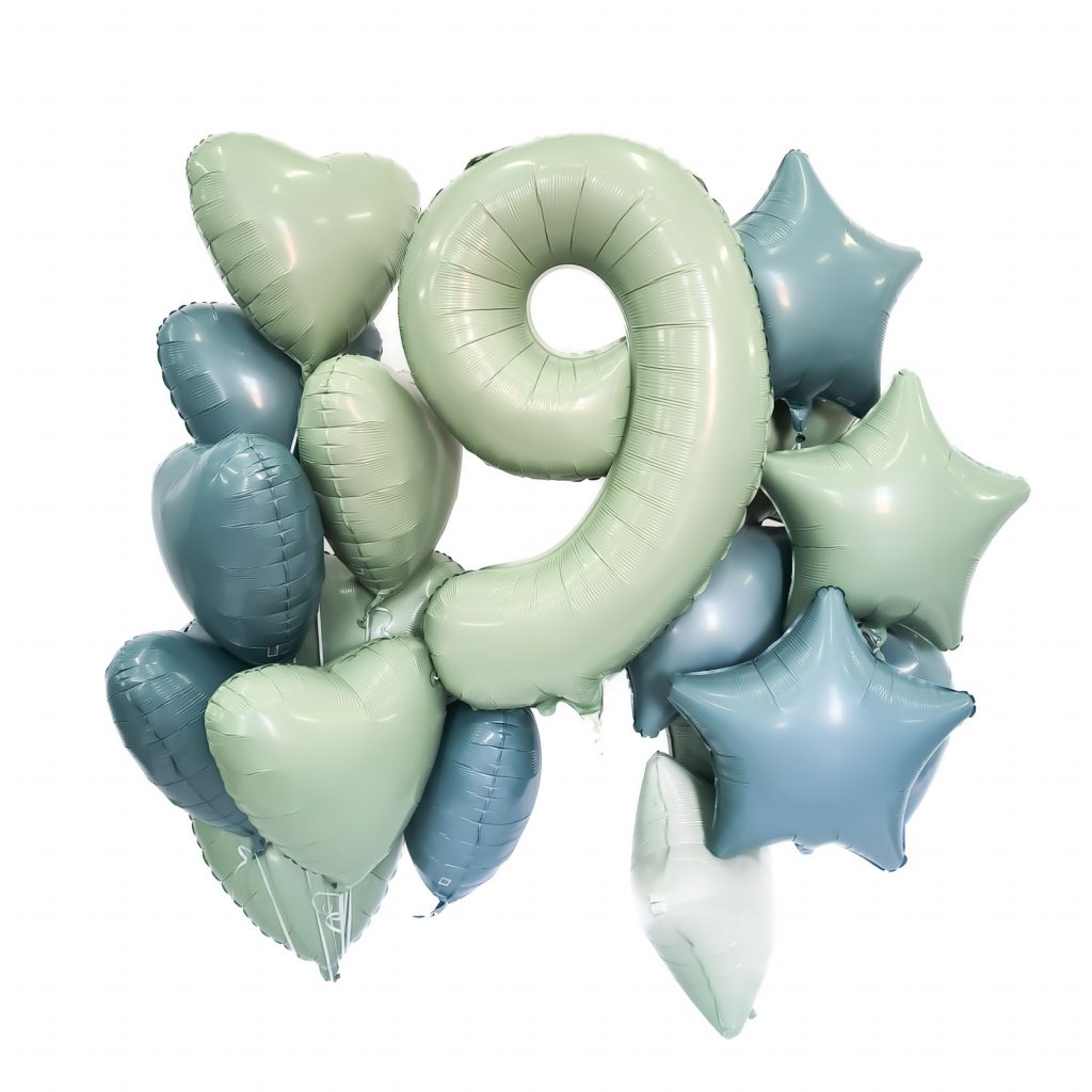 Шар Сердце 19″ / Олива