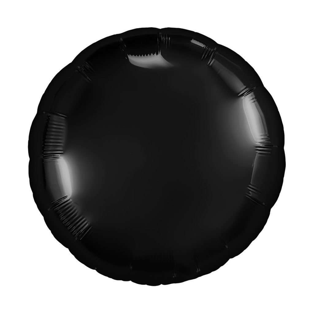 Шар Круг 30′ / Черный / инд.упаковка