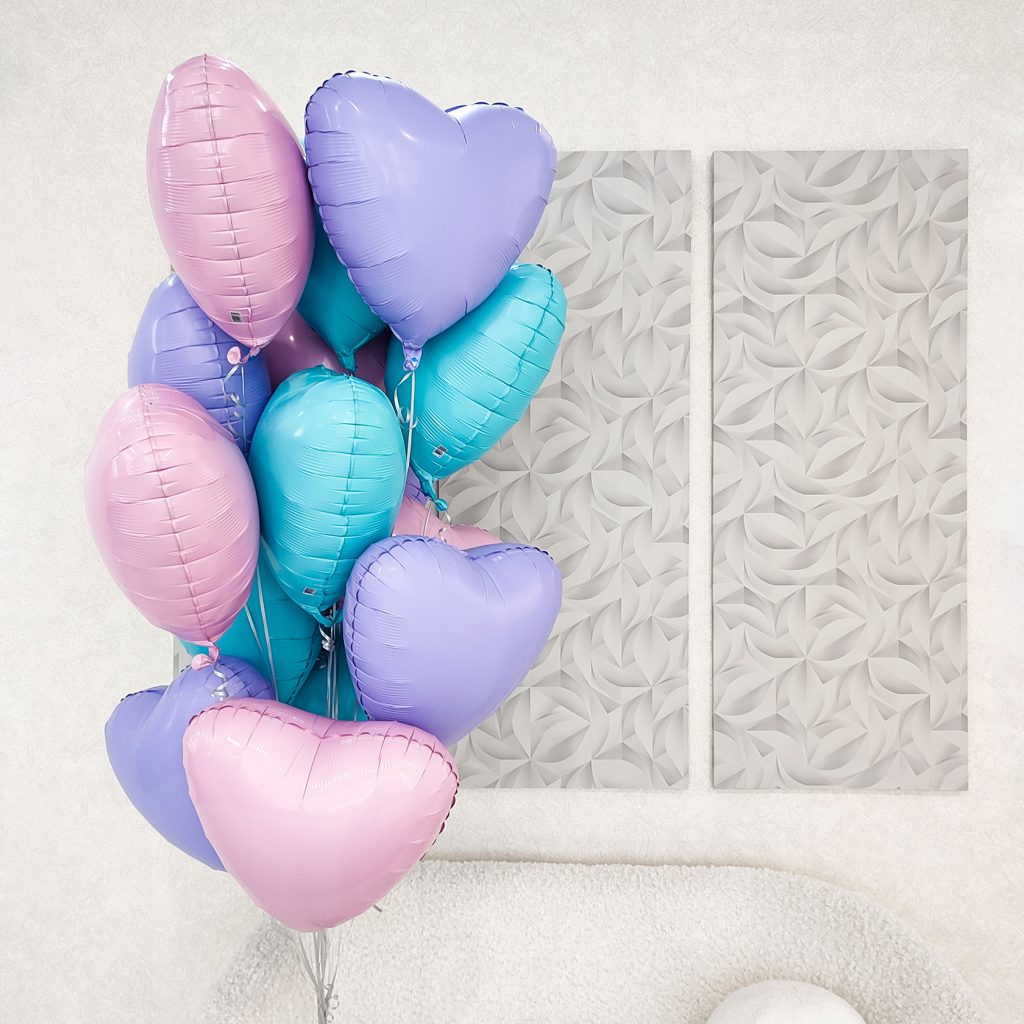 Шар Сердце 19′ / Мистик розовый фламинго