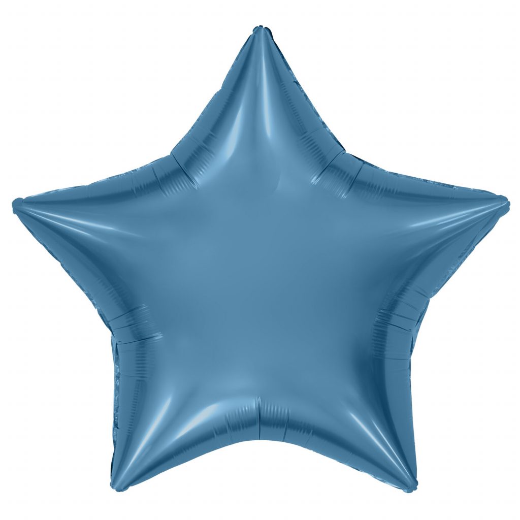 Шар Звезда 36″ / Сизый Бохо / инд.упаковка