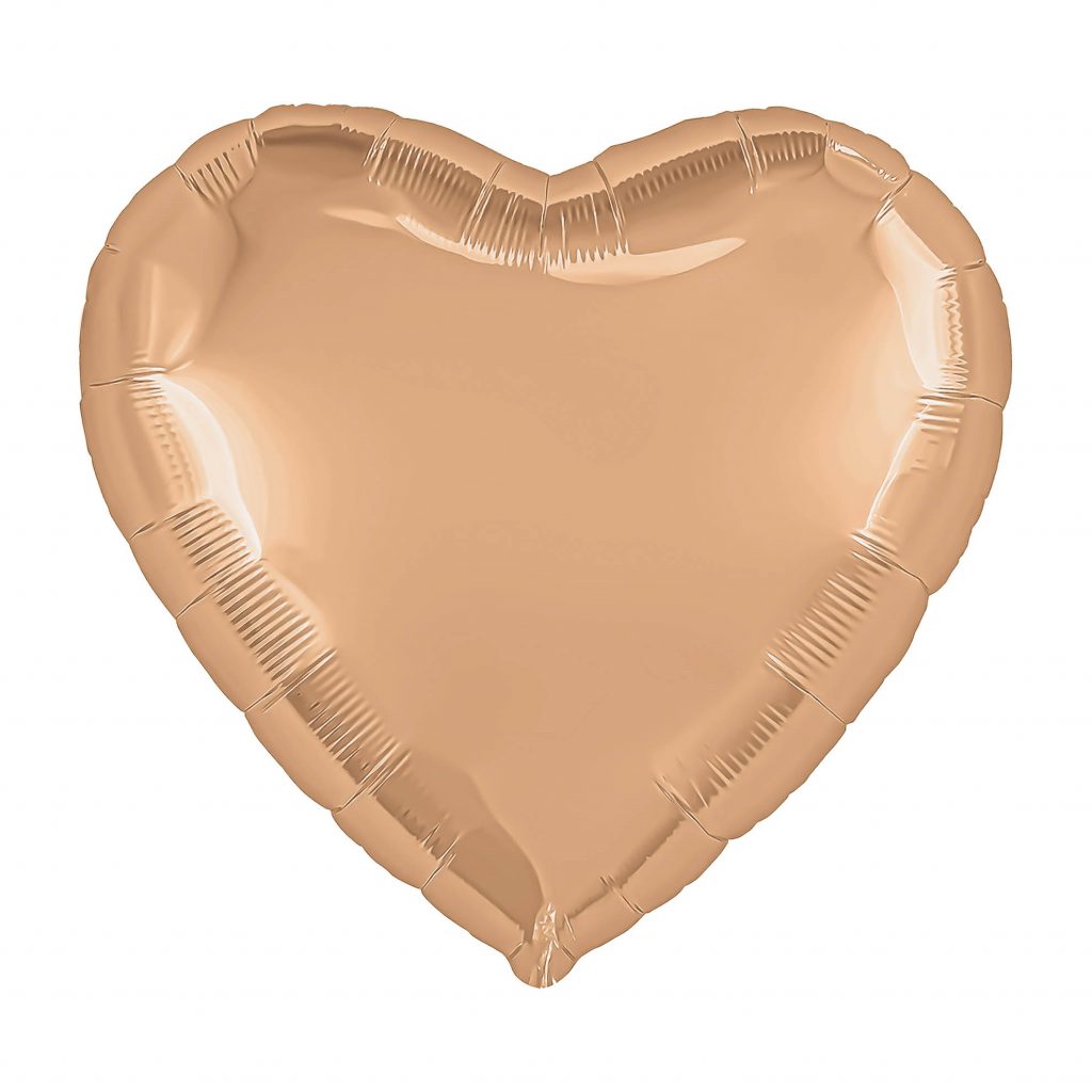 Шар Сердце 36» / Персиковый пух / инд.упаковка