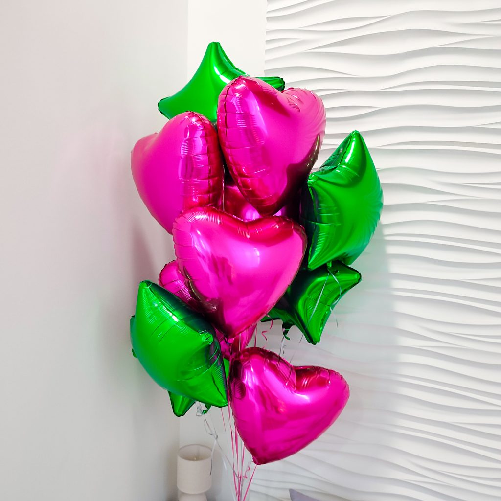 Шар Сердце 19′ / Фуксия