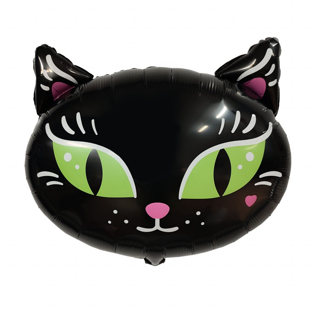 Шар Фигура Кошечка 64/65 см / Черный / инд.упаковка