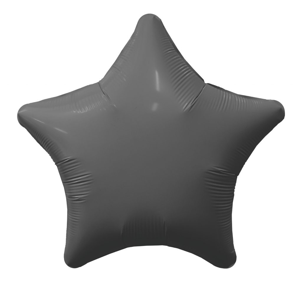Шар Звезда 30″ / Графит / инд.упаковка