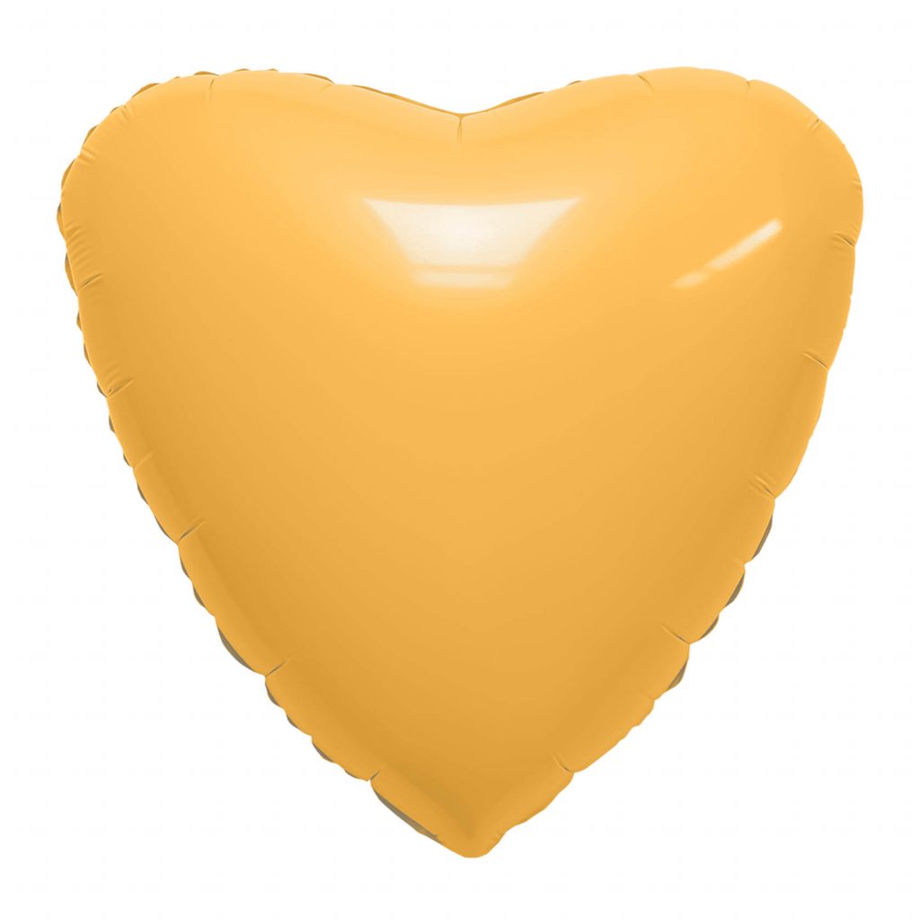 Шар Сердце 19″ / Мистик абрикос
