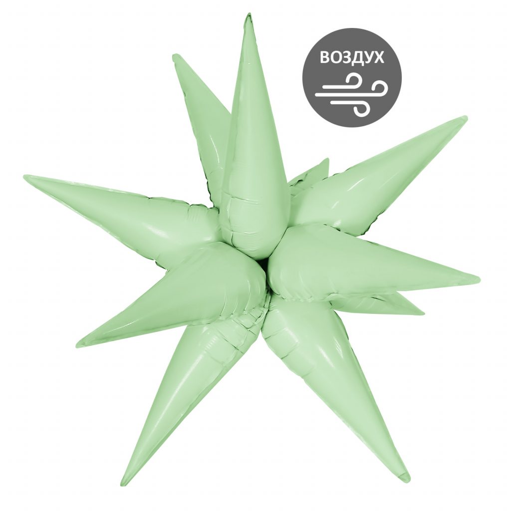 Шар 3D Составная звезда 26″/66 см / инд.упаковка