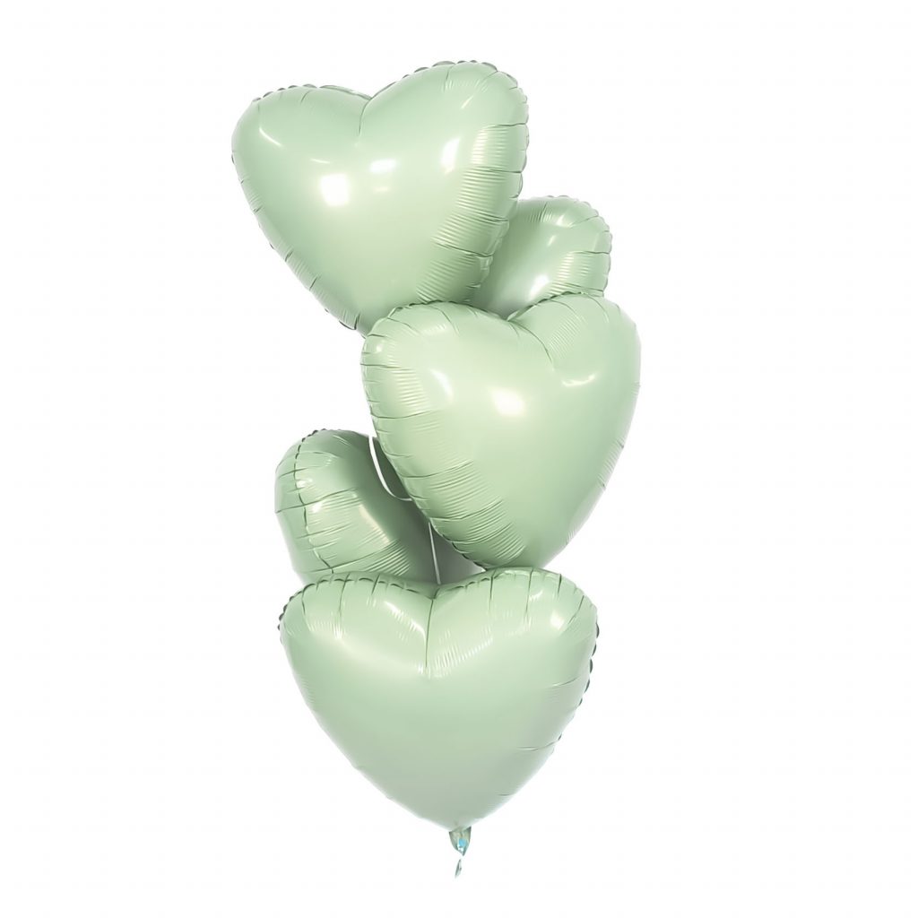 Шар Сердце 19″ / Олива