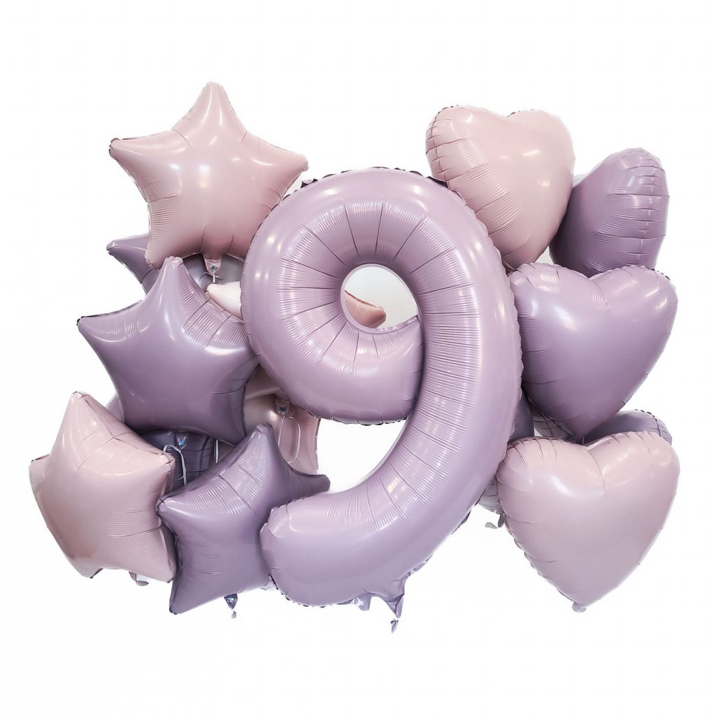 Шар Сердце 19″ / Орхидея