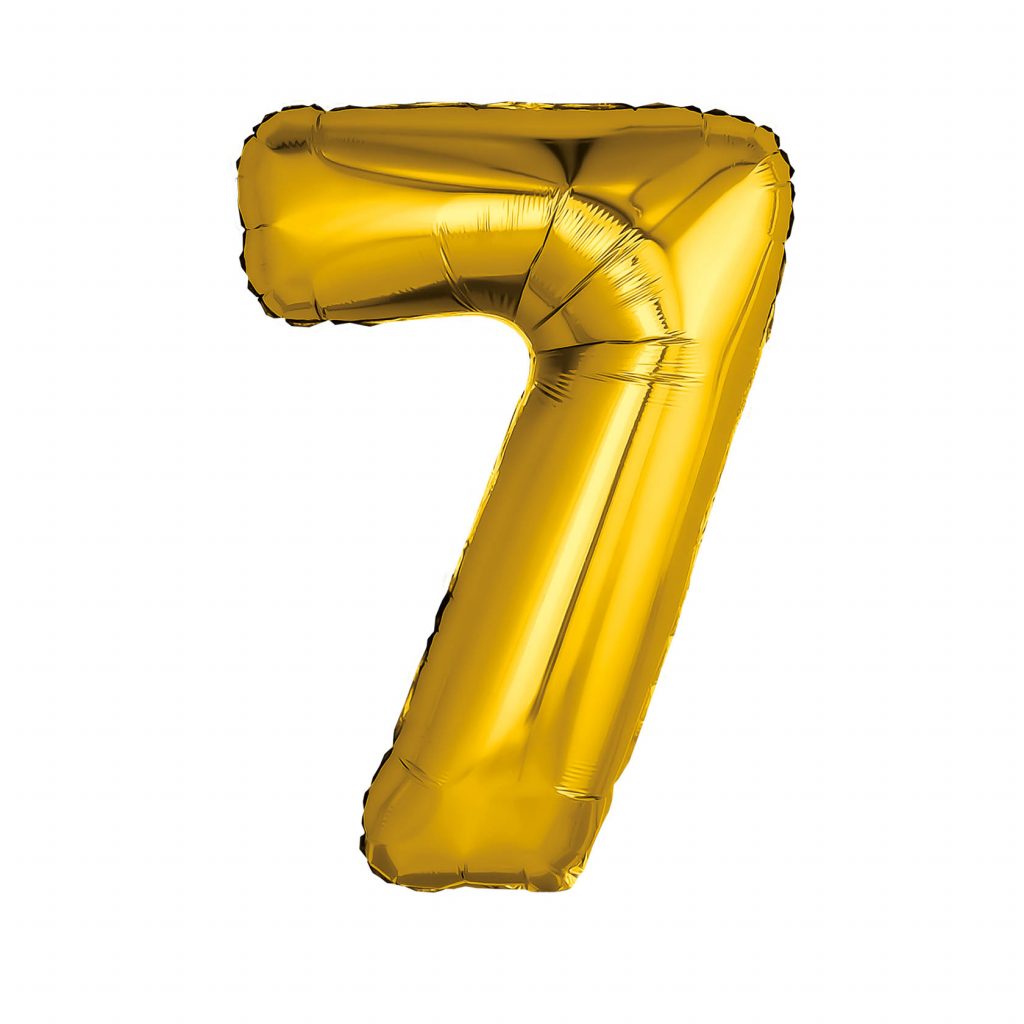 Шар Цифра 7 32′ / инд.упаковка