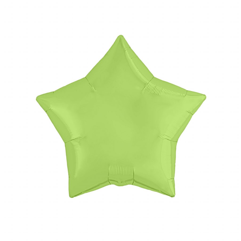Шар надувной Мини звезда 5″ / 13 см, Мистик фисташка без клапана