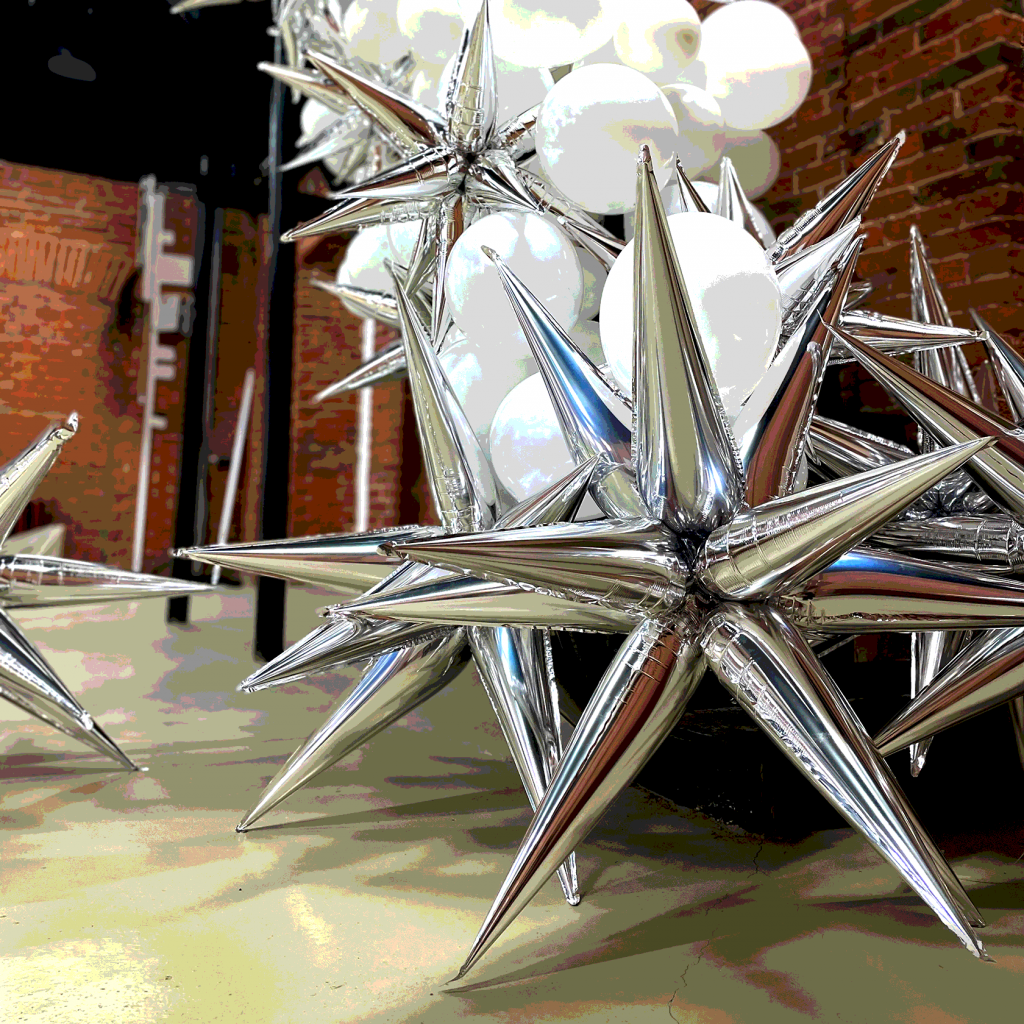 Шар 3D Составная звезда 26″/66 см / инд.упаковка