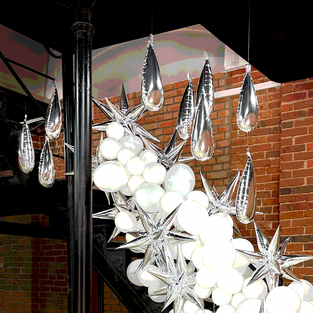 Шар 3D Составная звезда 41″/105 см / инд.упаковка