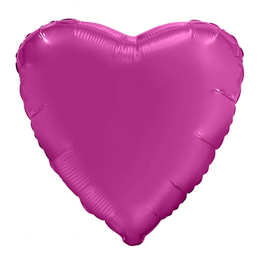 Шар Сердце 19′ / Мистик гранатовый