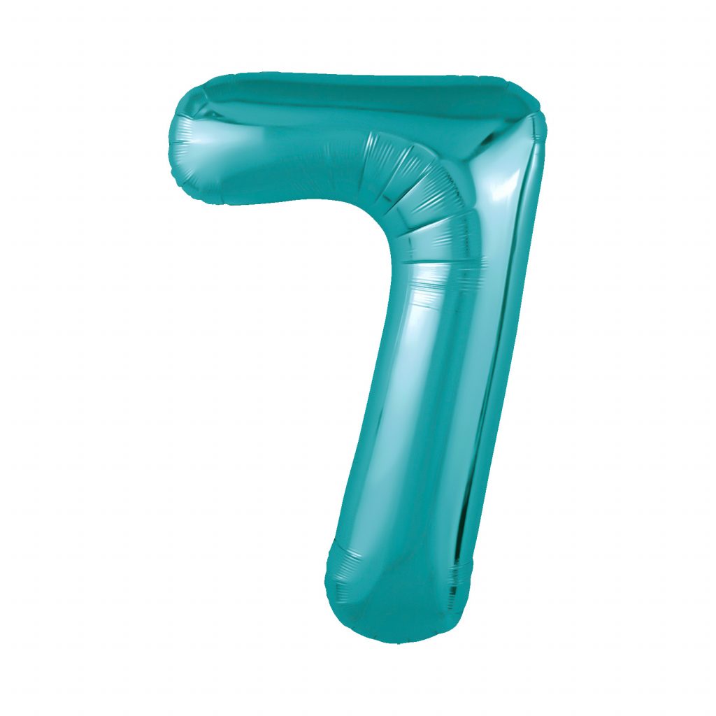 шар надувной Цифра 7 Slim Океан