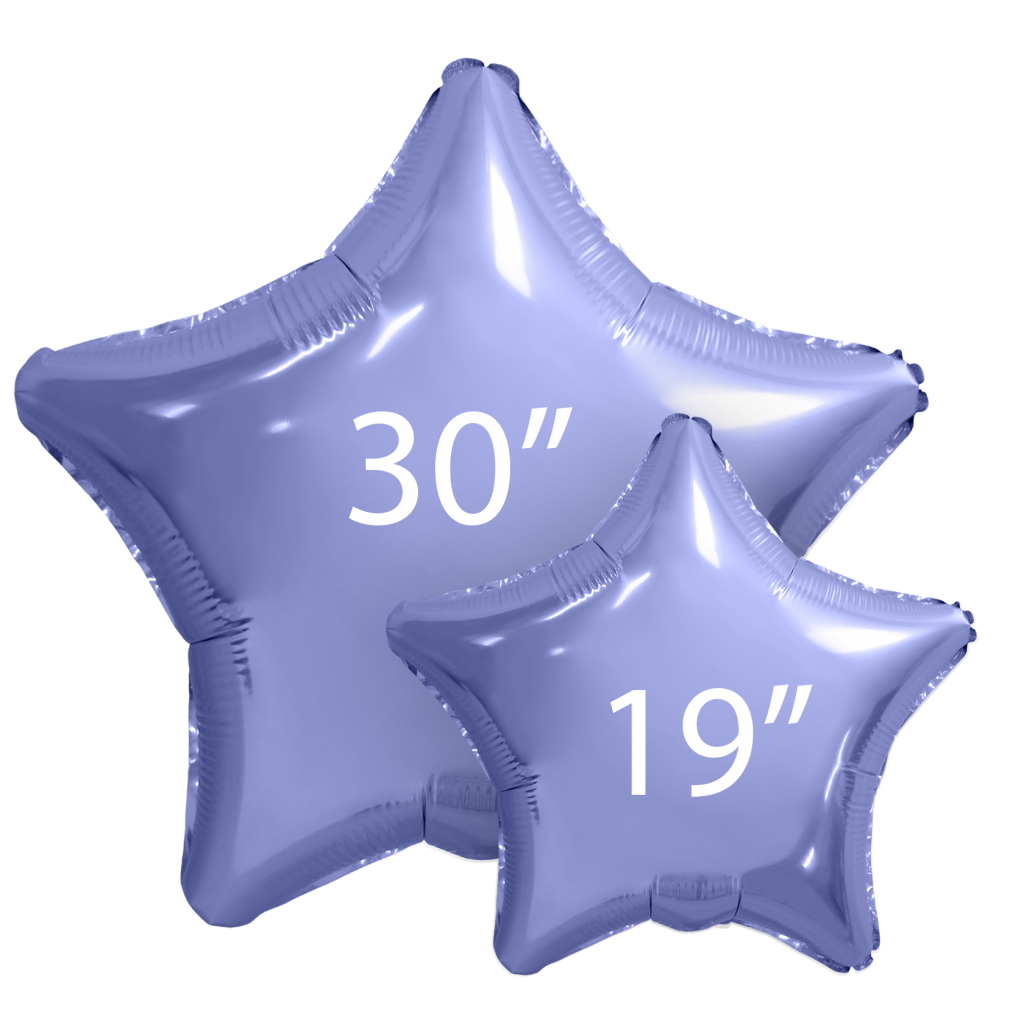 Шар Звезда 30′ / 76,5 см / Пастельный Фиолетовый