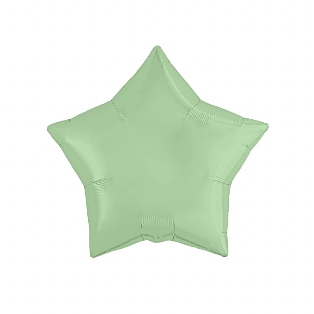 Шар надувной Мини звезда 5″ / 13 см, Олива без клапана