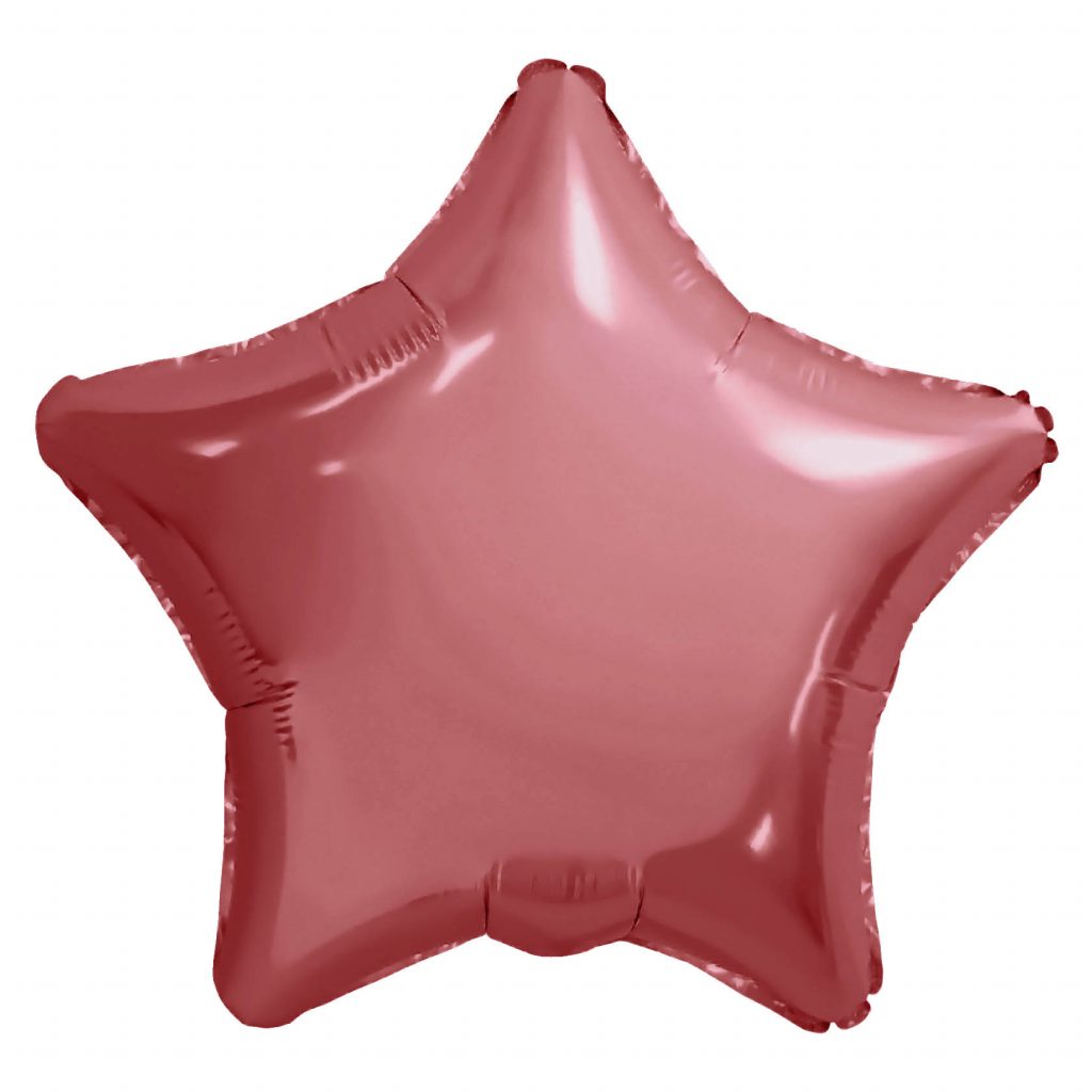 Шар Звезда 19″ / Медный Бохо