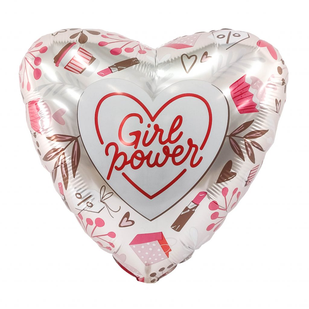 Шар Сердце 19″ / Girl Power, Конфетка