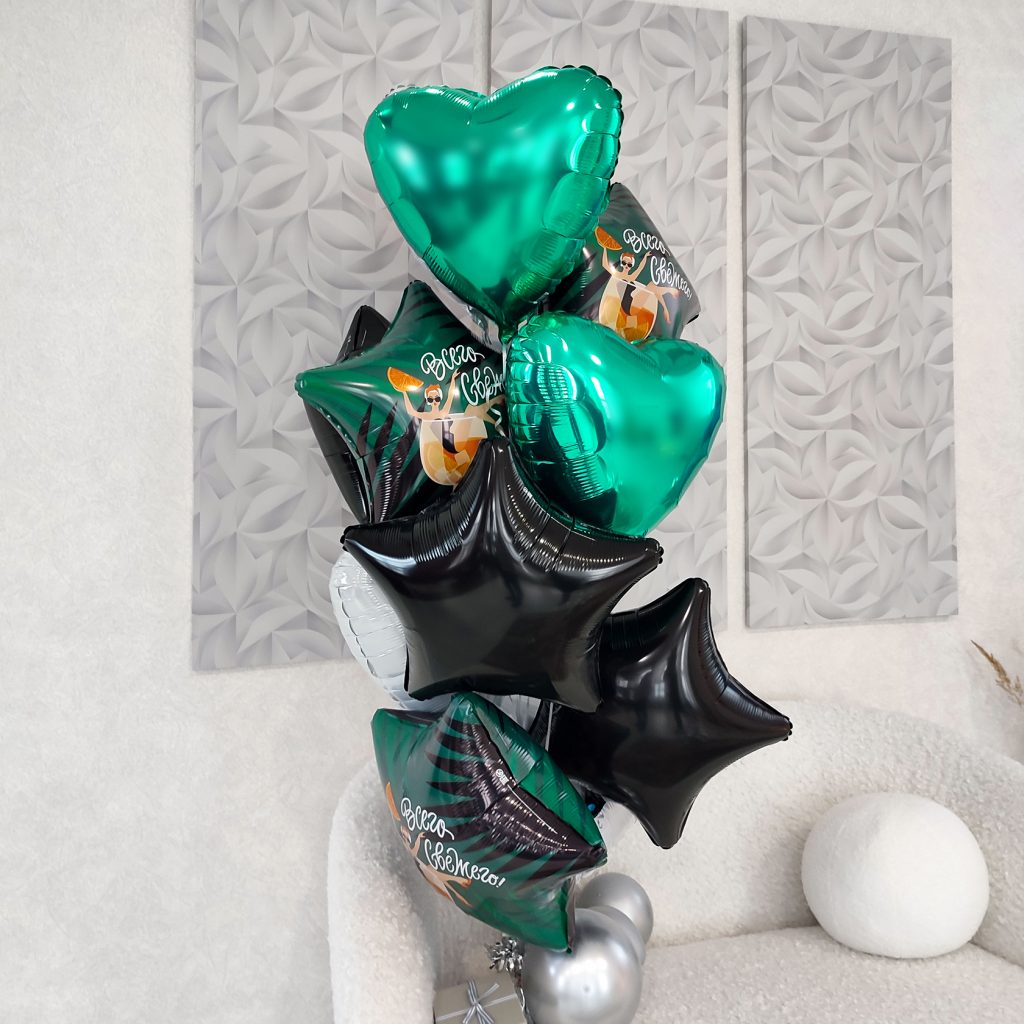 Шар Сердце 19′ / Бирюзовый