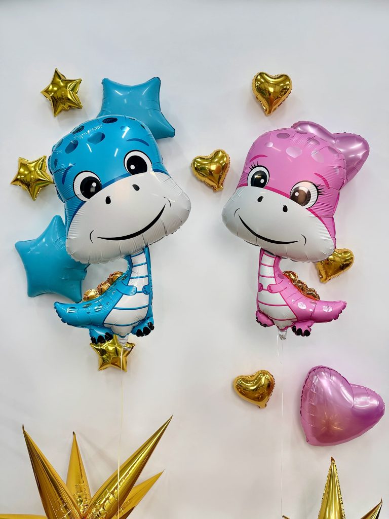 Шар Фигура Динозаврик 58/97 см / инд.упаковка